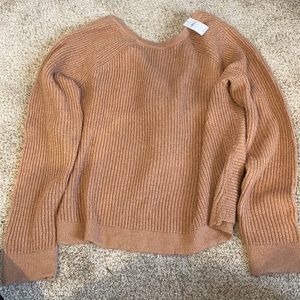 Aerie twist back sweater
